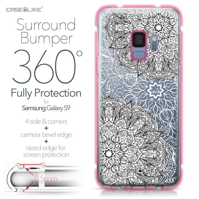 Samsung Galaxy S9 case Mandala Art 2093 Bumper Case Protection | CASEiLIKE.com