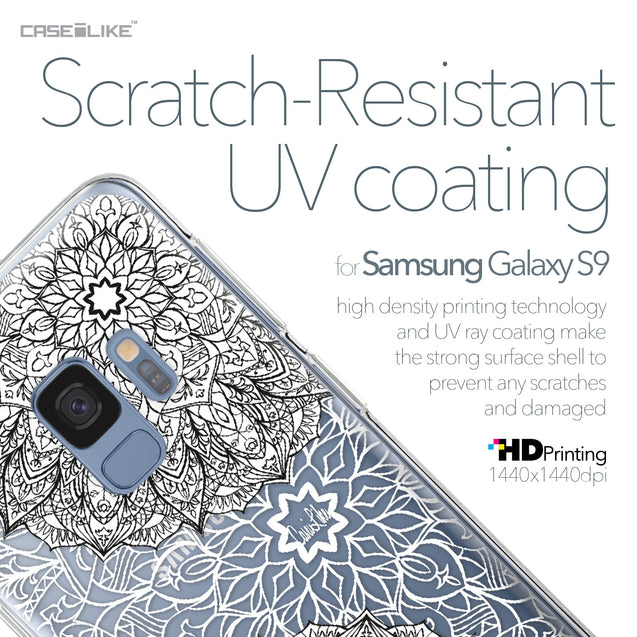 Samsung Galaxy S9 case Mandala Art 2093 with UV-Coating Scratch-Resistant Case | CASEiLIKE.com
