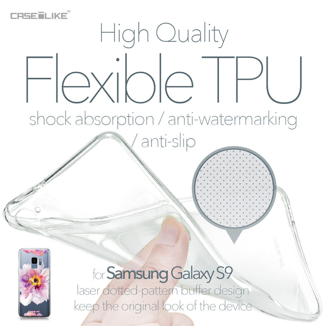 Samsung Galaxy S9 case Watercolor Floral 2231 Soft Gel Silicone Case | CASEiLIKE.com