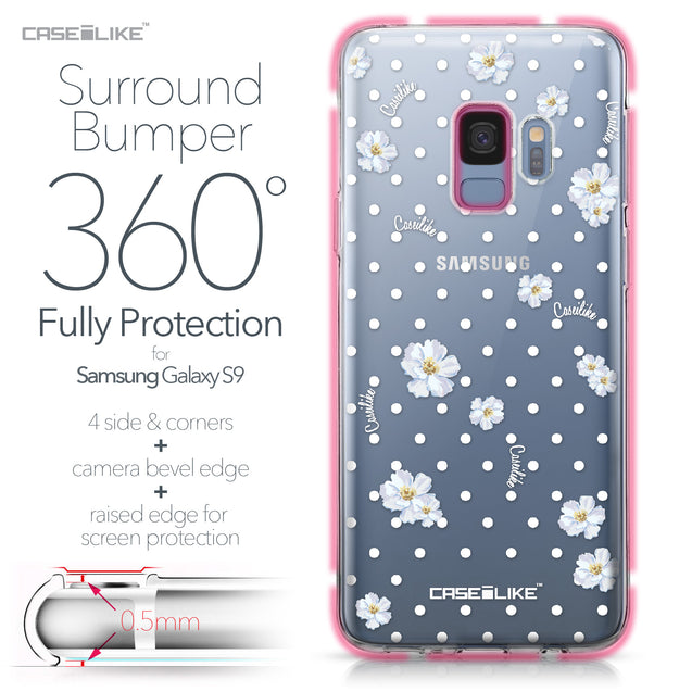 Samsung Galaxy S9 case Watercolor Floral 2235 Bumper Case Protection | CASEiLIKE.com