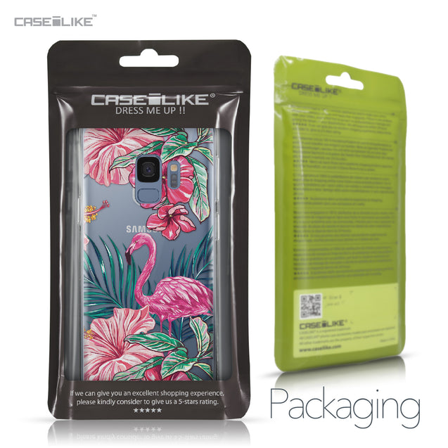 Samsung Galaxy S9 case Tropical Flamingo 2239 Retail Packaging | CASEiLIKE.com