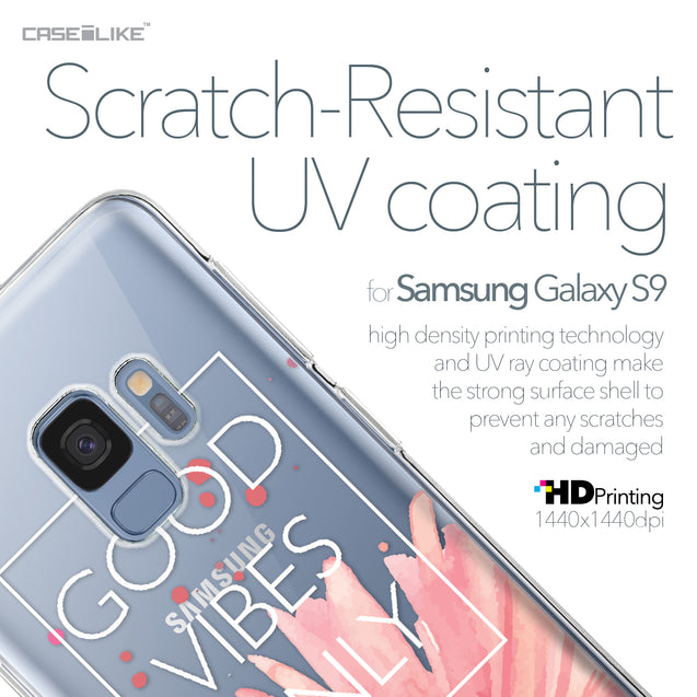 Samsung Galaxy S9 case Gerbera 2258 with UV-Coating Scratch-Resistant Case | CASEiLIKE.com
