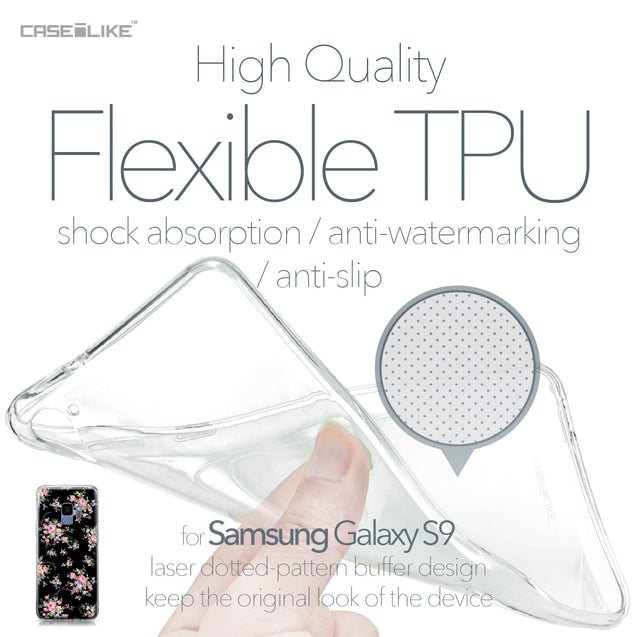 Samsung Galaxy S9 case Floral Rose Classic 2261 Soft Gel Silicone Case | CASEiLIKE.com