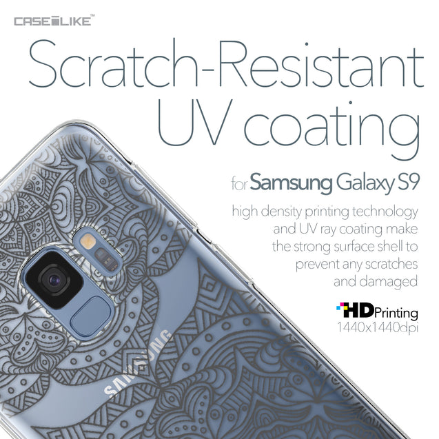 Samsung Galaxy S9 case Mandala Art 2304 with UV-Coating Scratch-Resistant Case | CASEiLIKE.com