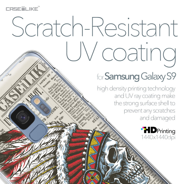 Samsung Galaxy S9 case Art of Skull 2522 with UV-Coating Scratch-Resistant Case | CASEiLIKE.com