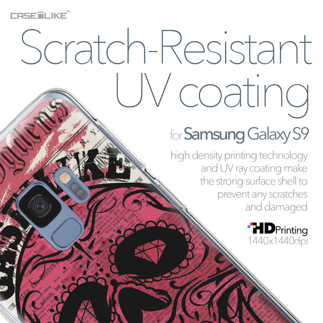 Samsung Galaxy S9 case Art of Skull 2523 with UV-Coating Scratch-Resistant Case | CASEiLIKE.com