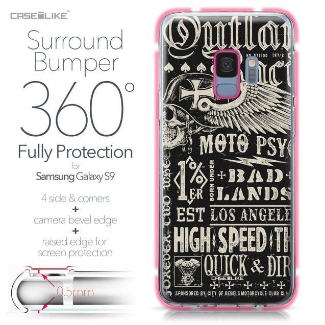 Samsung Galaxy S9 case Art of Skull 2531 Bumper Case Protection | CASEiLIKE.com