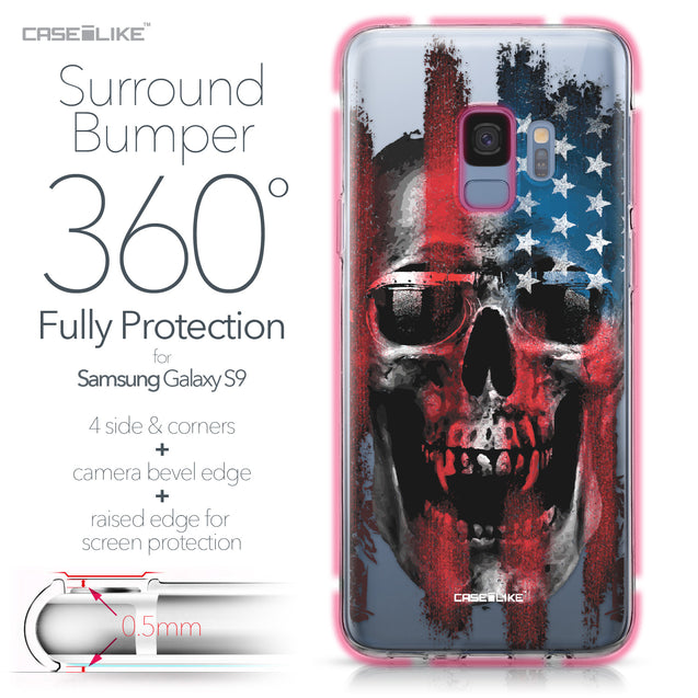 Samsung Galaxy S9 case Art of Skull 2532 Bumper Case Protection | CASEiLIKE.com