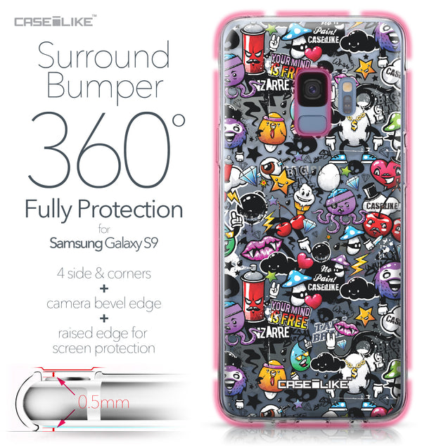 Samsung Galaxy S9 case Graffiti 2703 Bumper Case Protection | CASEiLIKE.com