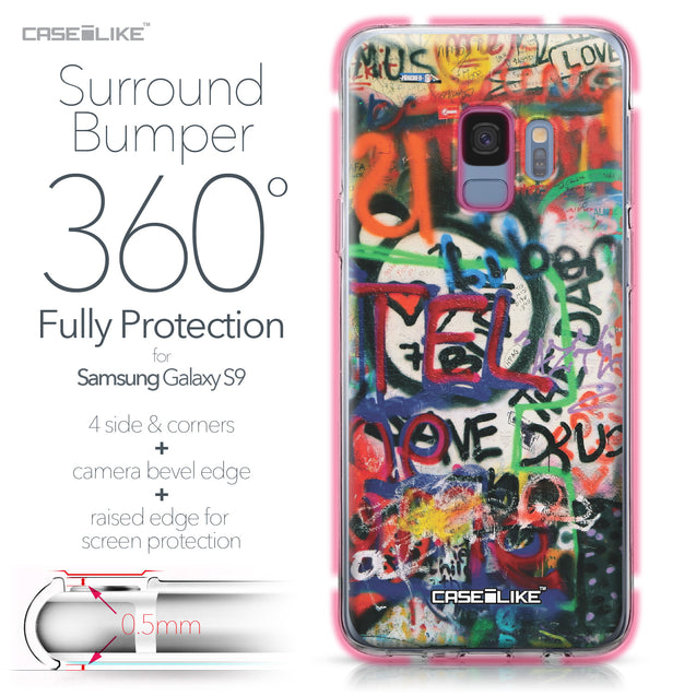 Samsung Galaxy S9 case Graffiti 2721 Bumper Case Protection | CASEiLIKE.com