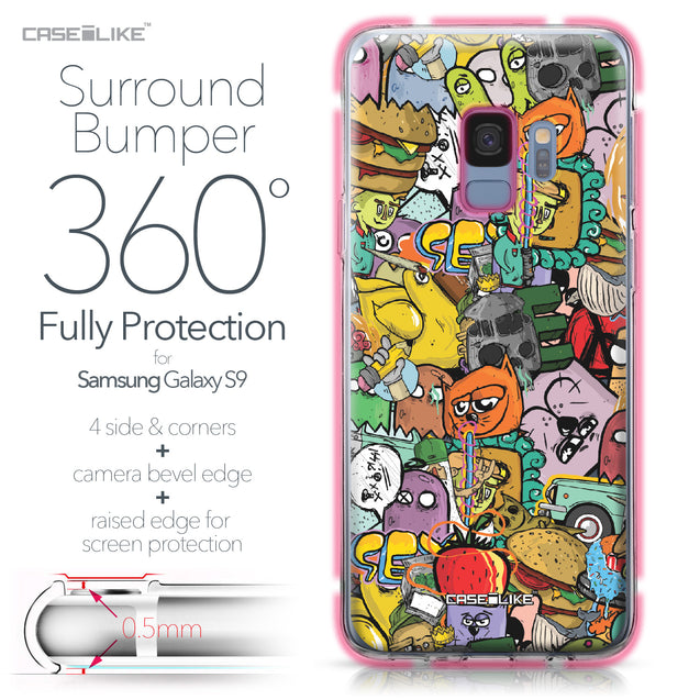 Samsung Galaxy S9 case Graffiti 2731 Bumper Case Protection | CASEiLIKE.com