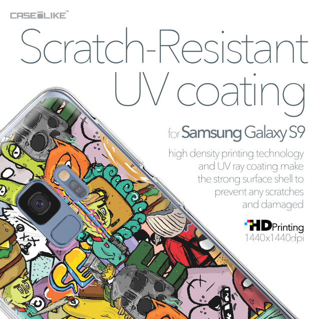 Samsung Galaxy S9 case Graffiti 2731 with UV-Coating Scratch-Resistant Case | CASEiLIKE.com