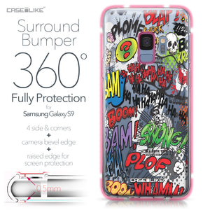 Samsung Galaxy S9 case Comic Captions 2914 Bumper Case Protection | CASEiLIKE.com