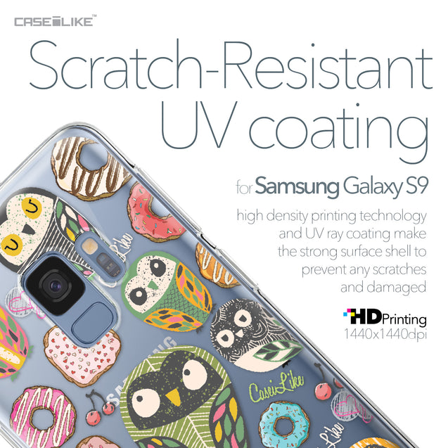 Samsung Galaxy S9 case Owl Graphic Design 3315 with UV-Coating Scratch-Resistant Case | CASEiLIKE.com