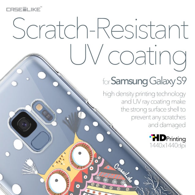Samsung Galaxy S9 case Owl Graphic Design 3317 with UV-Coating Scratch-Resistant Case | CASEiLIKE.com