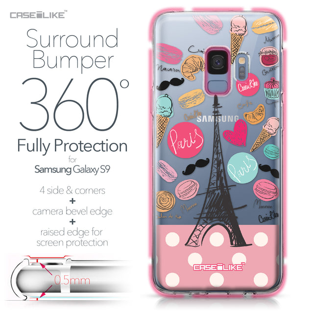 Samsung Galaxy S9 case Paris Holiday 3904 Bumper Case Protection | CASEiLIKE.com