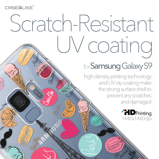 Samsung Galaxy S9 case Paris Holiday 3904 with UV-Coating Scratch-Resistant Case | CASEiLIKE.com