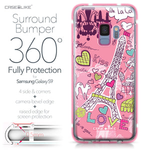 Samsung Galaxy S9 case Paris Holiday 3905 Bumper Case Protection | CASEiLIKE.com