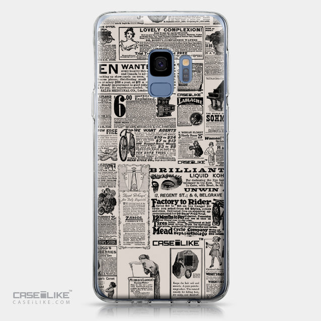 Samsung Galaxy S9 case Vintage Newspaper Advertising 4818 | CASEiLIKE.com