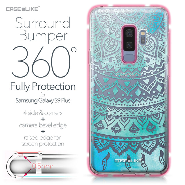 Samsung Galaxy S9 Plus case Indian Line Art 2066 Bumper Case Protection | CASEiLIKE.com