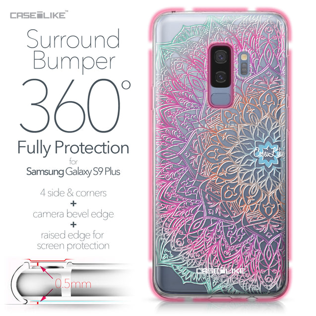 Samsung Galaxy S9 Plus case Mandala Art 2090 Bumper Case Protection | CASEiLIKE.com