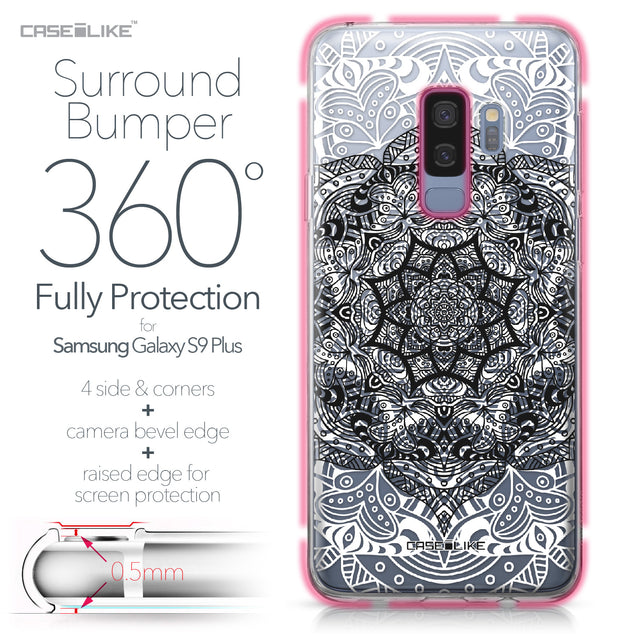 Samsung Galaxy S9 Plus case Mandala Art 2097 Bumper Case Protection | CASEiLIKE.com