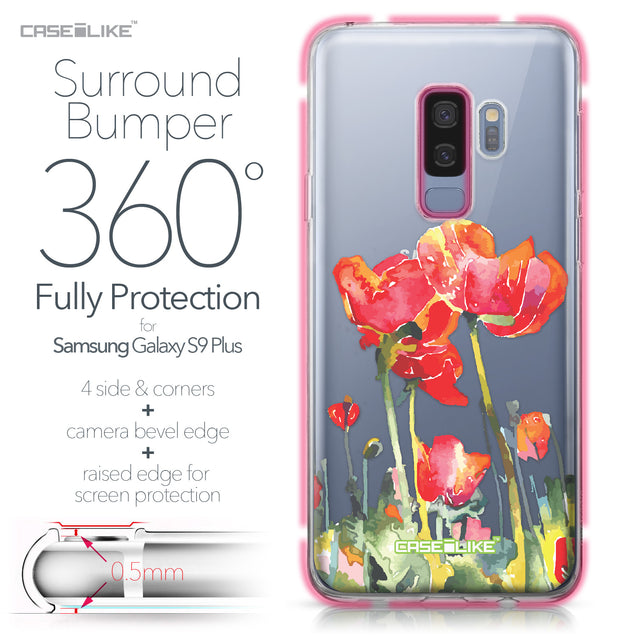 Samsung Galaxy S9 Plus case Watercolor Floral 2230 Bumper Case Protection | CASEiLIKE.com