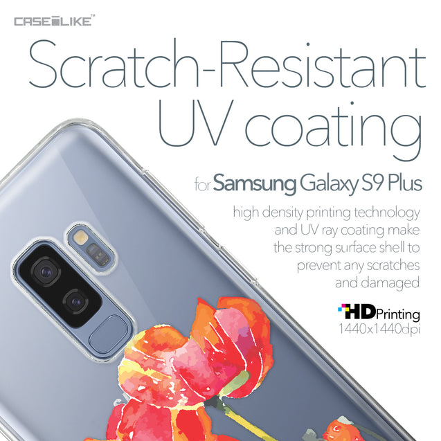Samsung Galaxy S9 Plus case Watercolor Floral 2230 with UV-Coating Scratch-Resistant Case | CASEiLIKE.com
