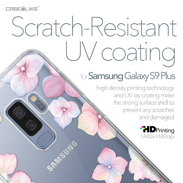 Samsung Galaxy S9 Plus case Hydrangea 2257 with UV-Coating Scratch-Resistant Case | CASEiLIKE.com