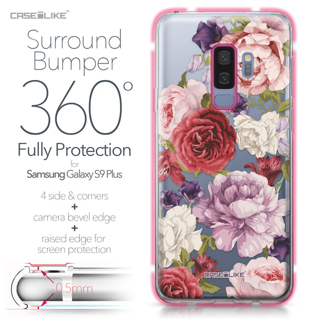 Samsung Galaxy S9 Plus case Mixed Roses 2259 Bumper Case Protection | CASEiLIKE.com