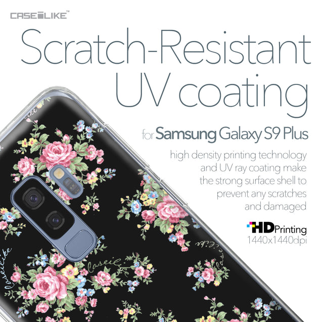 Samsung Galaxy S9 Plus case Floral Rose Classic 2261 with UV-Coating Scratch-Resistant Case | CASEiLIKE.com