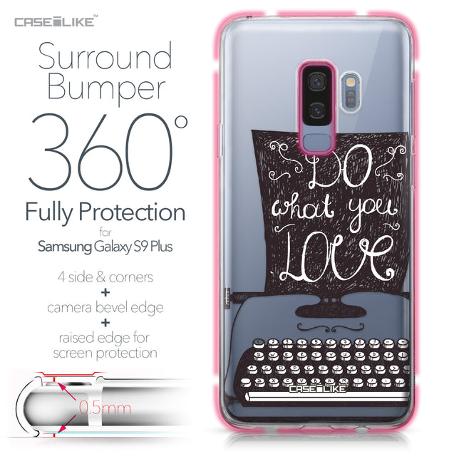 Samsung Galaxy S9 Plus case Quote 2400 Bumper Case Protection | CASEiLIKE.com