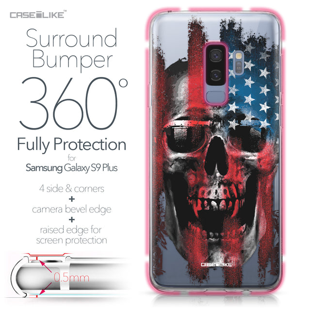 Samsung Galaxy S9 Plus case Art of Skull 2532 Bumper Case Protection | CASEiLIKE.com