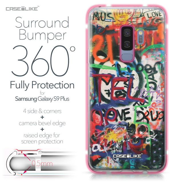 Samsung Galaxy S9 Plus case Graffiti 2721 Bumper Case Protection | CASEiLIKE.com