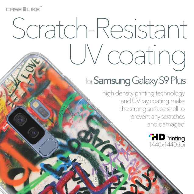 Samsung Galaxy S9 Plus case Graffiti 2721 with UV-Coating Scratch-Resistant Case | CASEiLIKE.com