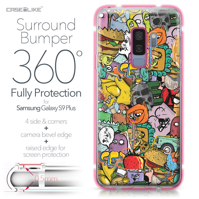 Samsung Galaxy S9 Plus case Graffiti 2731 Bumper Case Protection | CASEiLIKE.com