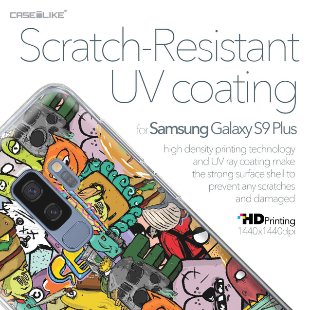 Samsung Galaxy S9 Plus case Graffiti 2731 with UV-Coating Scratch-Resistant Case | CASEiLIKE.com