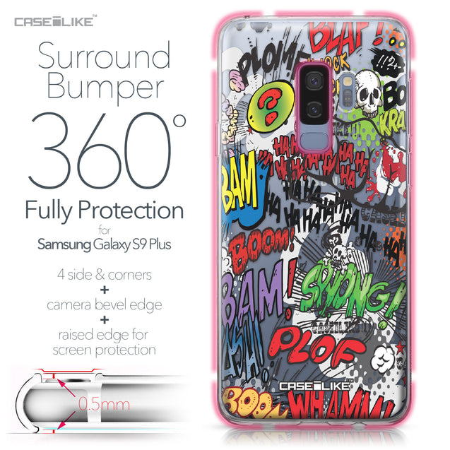 Samsung Galaxy S9 Plus case Comic Captions 2914 Bumper Case Protection | CASEiLIKE.com