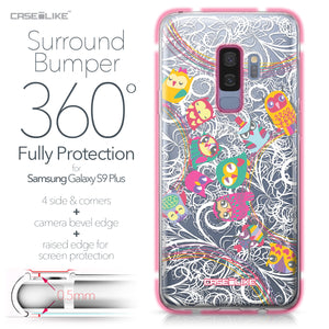 Samsung Galaxy S9 Plus case Owl Graphic Design 3316 Bumper Case Protection | CASEiLIKE.com