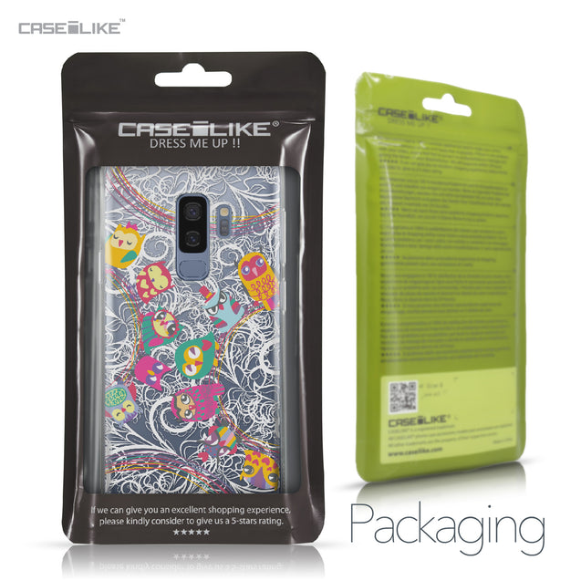 Samsung Galaxy S9 Plus case Owl Graphic Design 3316 Retail Packaging | CASEiLIKE.com