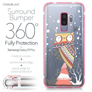 Samsung Galaxy S9 Plus case Owl Graphic Design 3317 Bumper Case Protection | CASEiLIKE.com