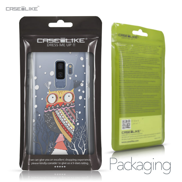 Samsung Galaxy S9 Plus case Owl Graphic Design 3317 Retail Packaging | CASEiLIKE.com