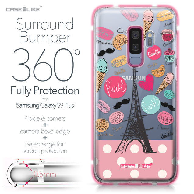 Samsung Galaxy S9 Plus case Paris Holiday 3904 Bumper Case Protection | CASEiLIKE.com