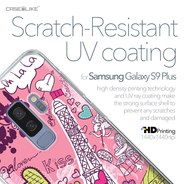 Samsung Galaxy S9 Plus case Paris Holiday 3905 with UV-Coating Scratch-Resistant Case | CASEiLIKE.com