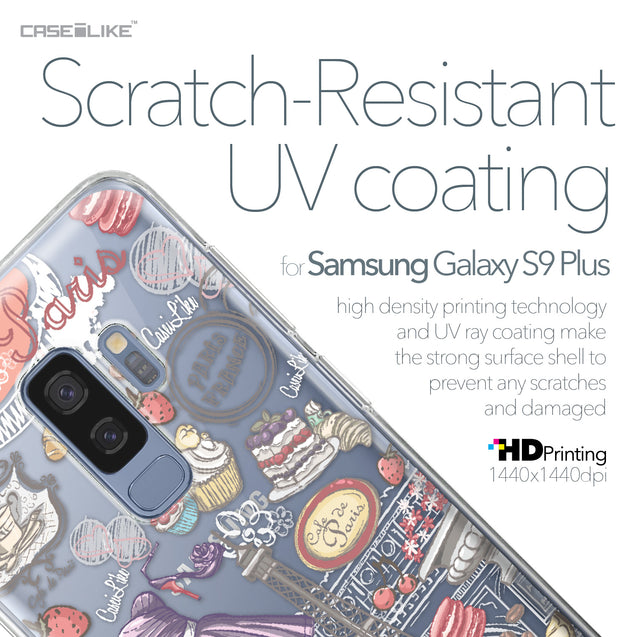 Samsung Galaxy S9 Plus case Paris Holiday 3907 with UV-Coating Scratch-Resistant Case | CASEiLIKE.com