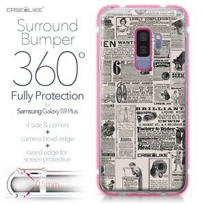 Samsung Galaxy S9 Plus case Vintage Newspaper Advertising 4818 Bumper Case Protection | CASEiLIKE.com