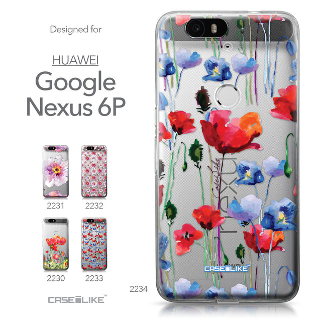 Huawei Google Nexus 6P case Watercolor Floral 2234 Collection | CASEiLIKE.com