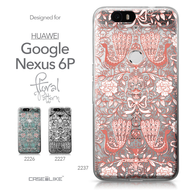 Huawei Google Nexus 6P case Roses Ornamental Skulls Peacocks 2237 Collection | CASEiLIKE.com