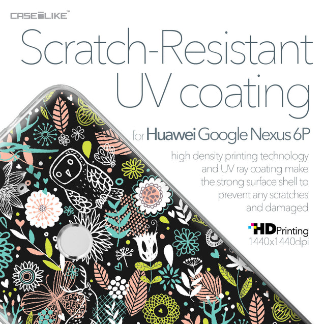 Huawei Google Nexus 6P case Spring Forest Black 2244 with UV-Coating Scratch-Resistant Case | CASEiLIKE.com