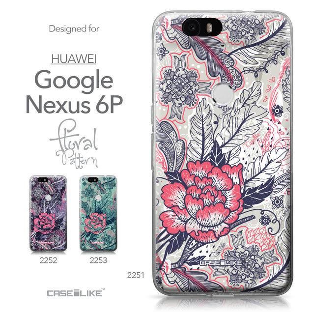 Huawei Google Nexus 6P case Vintage Roses and Feathers Beige 2251 Collection | CASEiLIKE.com